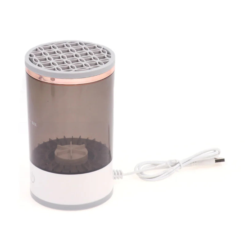 Hygienic and quick makeup brush cleaning solution with deep cleaning capabilities