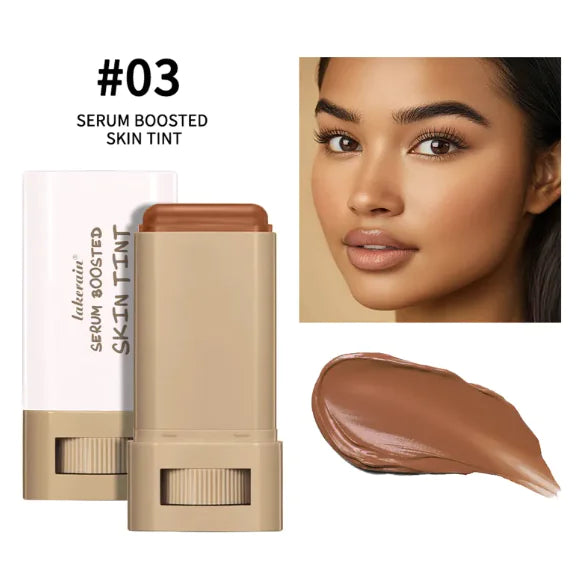 A close-up of the Blush Beauty Stick showcasing its smooth, creamy texture and vibrant pink hue for natural, radiant blush application