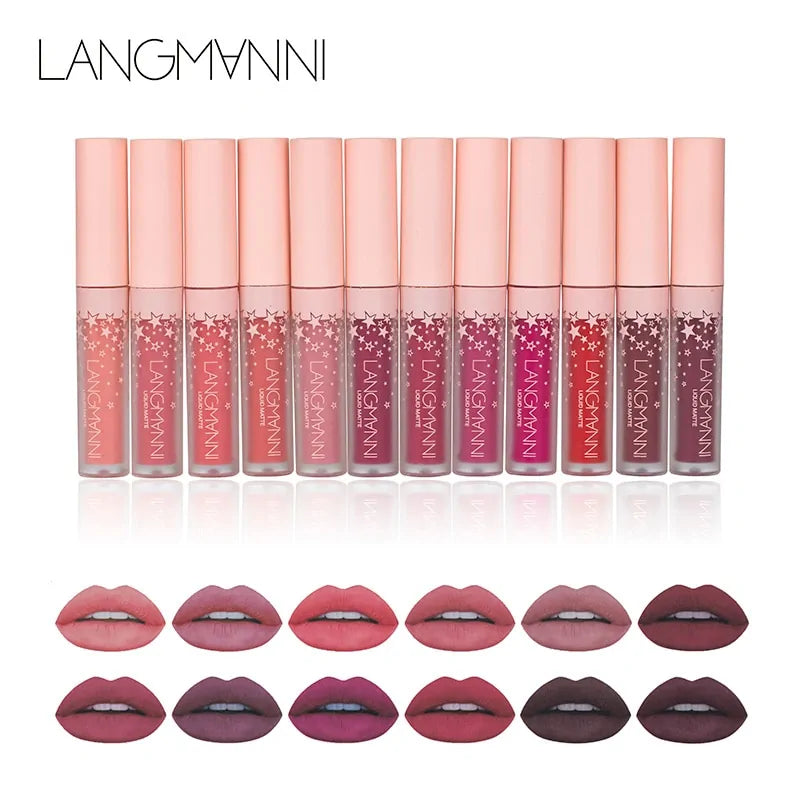 A comprehensive 12-piece makeup set including brushes, palettes, and beauty tools for professional and everyday use