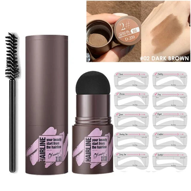 A comprehensive reusable eyebrow makeup kit featuring precision tools, customizable shades, and eco-friendly design for flawless, long-lasting eyebrow beauty