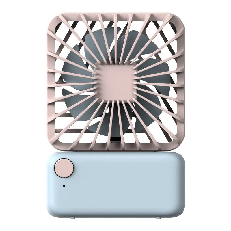 Square USB Rechargeable Neck Fan, Portable Handheld Fan