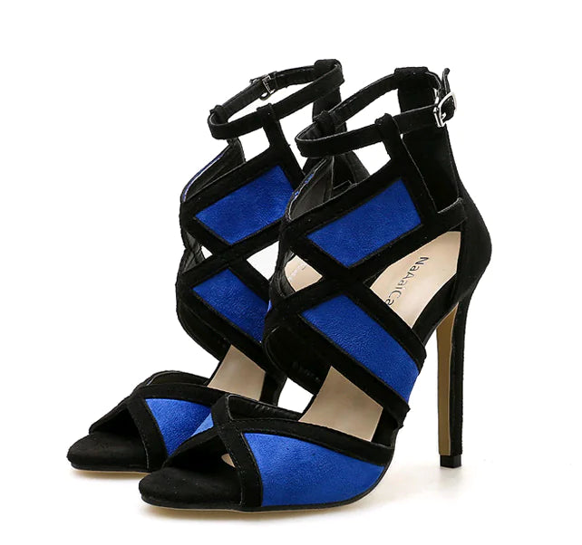 Women’s pink high heels with a sleek silhouette, trendy shallow mouth, and stylish design