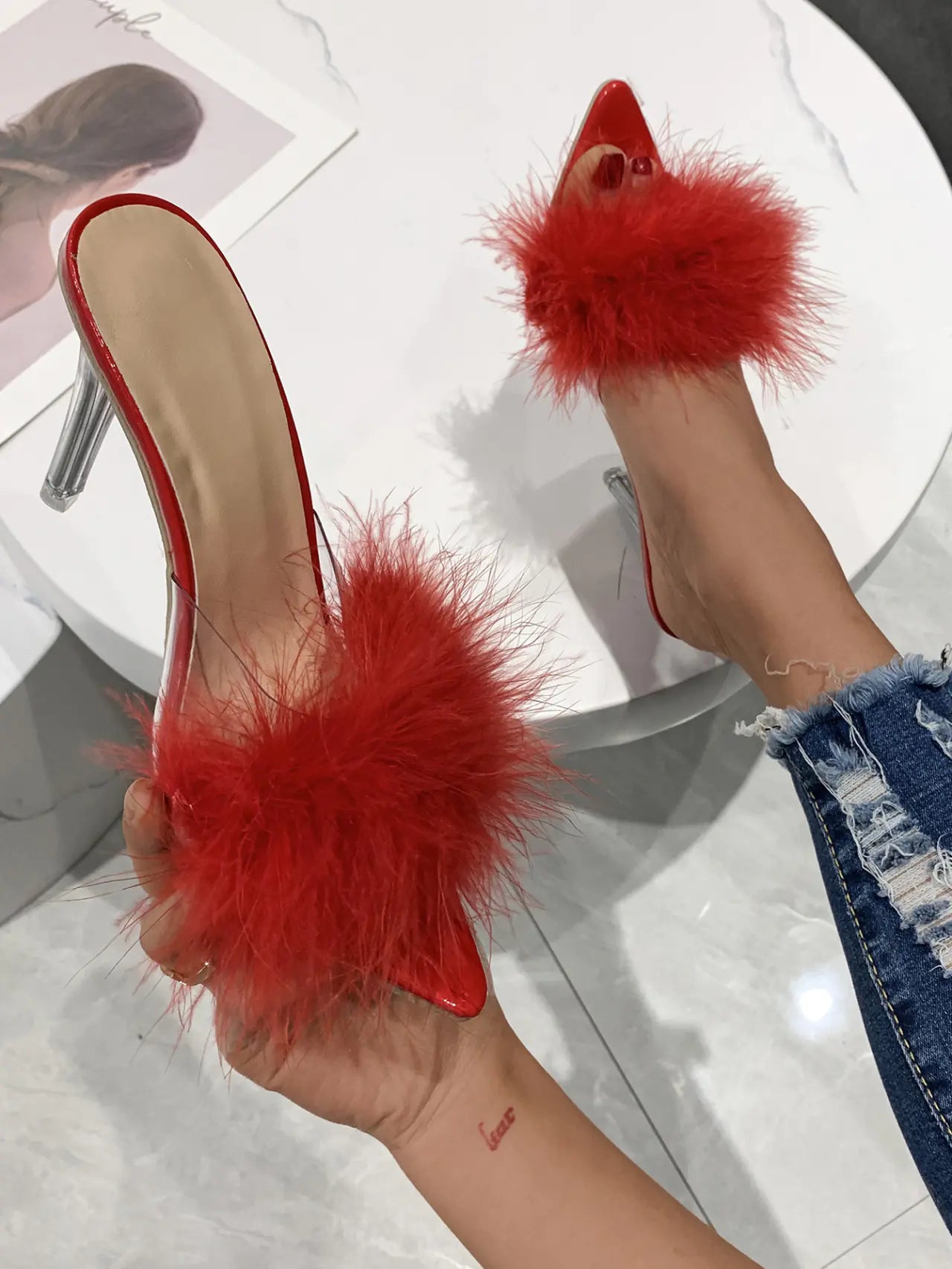 Stylish women's pointed toe heels featuring a sleek design and elegant silhouette for sophisticated fashion
