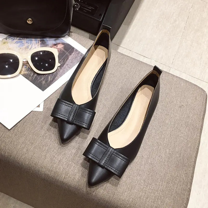Blue Mary Jane shoes featuring a stylish pointed toe and reliable non-slip sole for confident steps