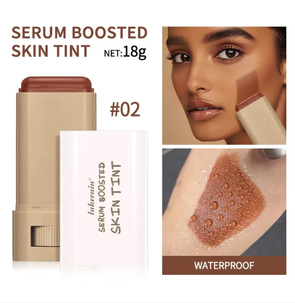 A close-up image of the Blush Beauty Stick showcasing its smooth, creamy texture and vibrant pink hue for a natural, rosy glow on the cheeks