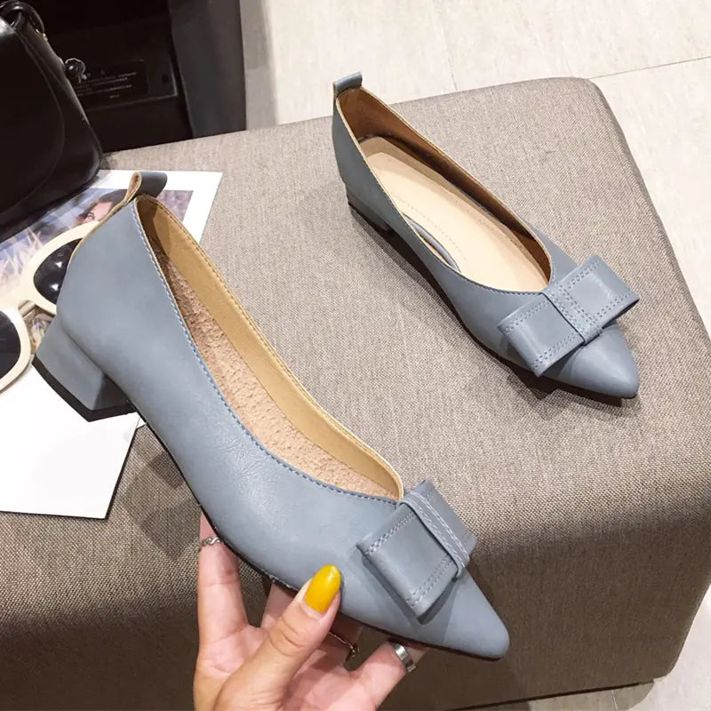 Product image displaying black Mary Jane shoes with non-slip sole and stylish design