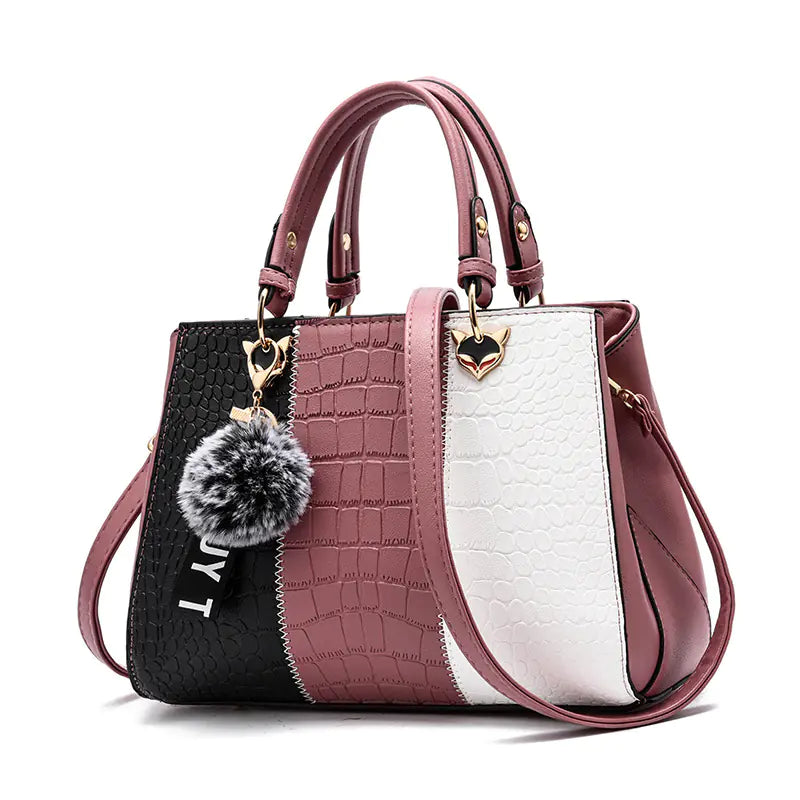 Stylish shoulder tote bag measuring 200mm in height, 280mm in length, and 140mm in width