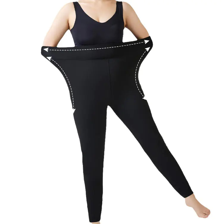 High waist hip lifting belly contracting leggings designed for shaping and enhancing curves