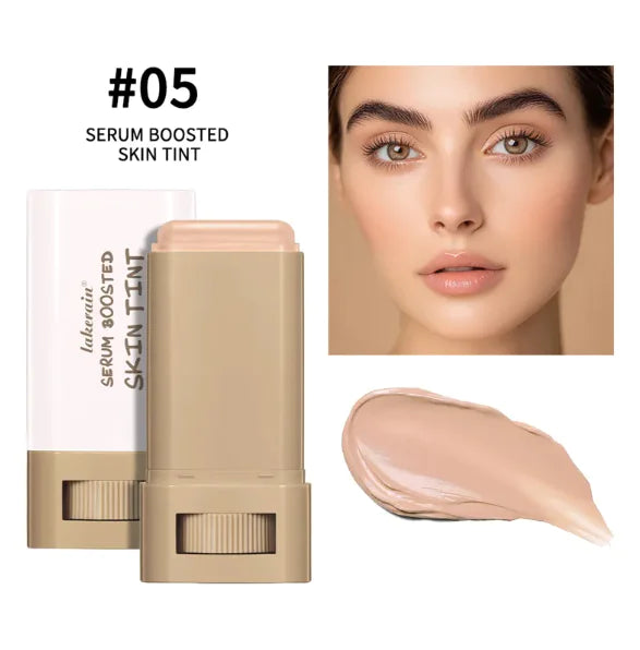 A close-up of the Blush Beauty Stick showcasing its smooth, creamy texture and vibrant, buildable pink hue, perfect for adding a natural flush to cheeks