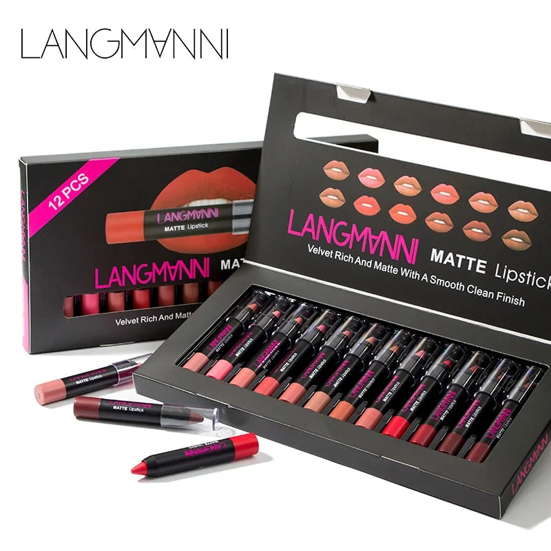 A comprehensive 12-piece makeup set with brushes, palettes, and tools for beauty enthusiasts