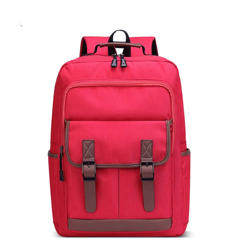 Compact yet spacious grey backpack measuring 450mm high, 340mm long, 190mm wide, weighing 075kg