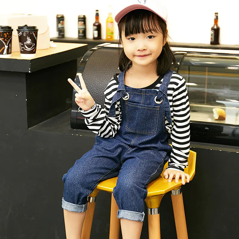 Fashionable Denim Overalls for Moms and Kids 2020