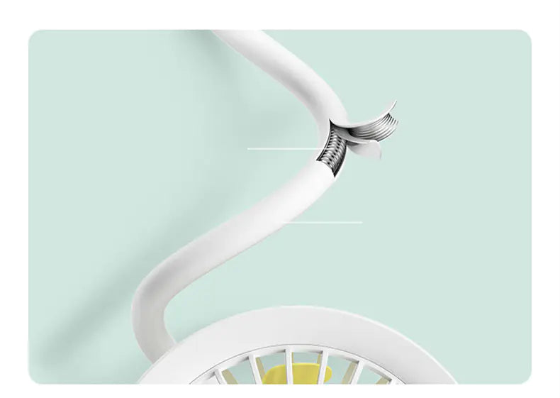 Portable Neck Fan - Mini USB Rechargeable Fan