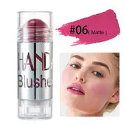 Close-up of lightweight Chubby Blush Stick showcasing smooth, buildable cream texture on skin