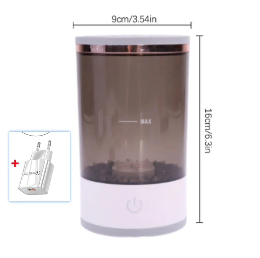Deep cleaning makeup brush cleaner with hygienic drying, suitable for various brush types