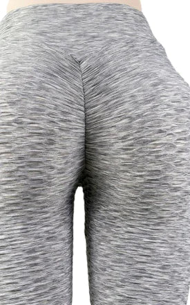High waist peach-colored hip fitness leggings with stretchy fabric and comfortable fit for active workouts and casual wear
