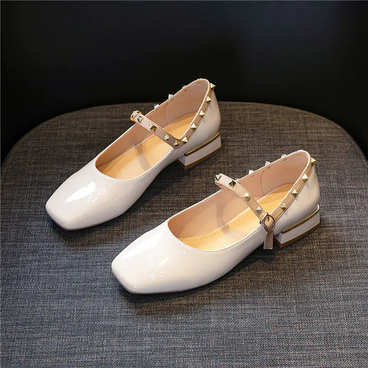 Stylish women's casual chunky heel Mary Jane shoes with adjustable strap and comfortable design from 2020