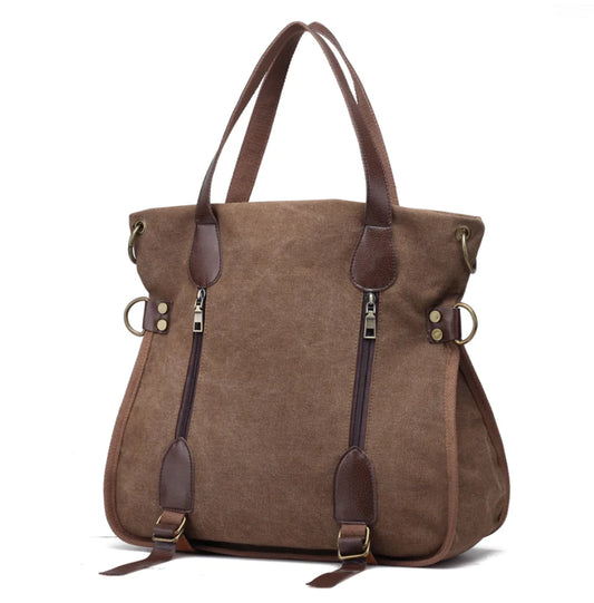 Canvas Shoulder Bag, Crossbody Bag, Tote Bag