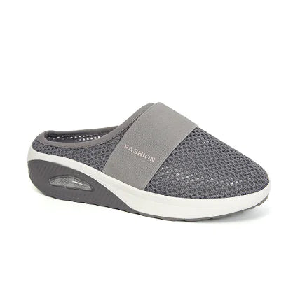 WOLFF Orthopedic Sandals with wedge heels featuring breathable mesh fabric and multiple color options perfect for casual summer wear