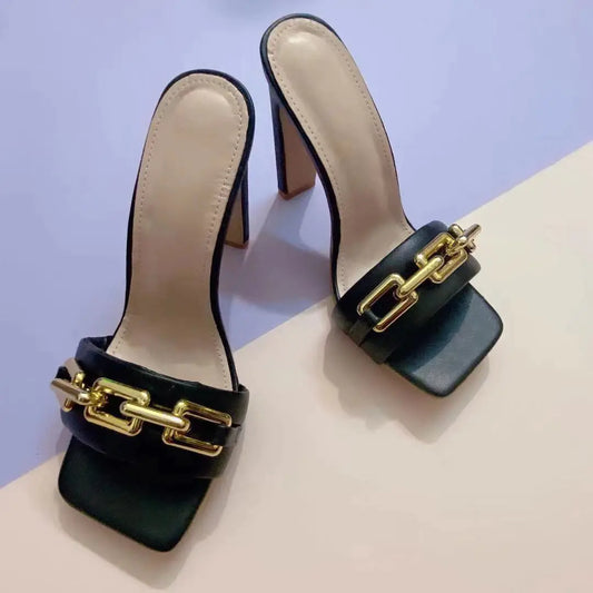 Elegant women's flat and high heel sandals and slippers featuring stylish designs, comfortable materials, versatile colors, and perfect for casual or formal occasions